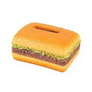 Hamburger Creatives Tissue Holder, Cute Tissue Box Cover, Tissue Box Holder, Tissue Box Dispenser
