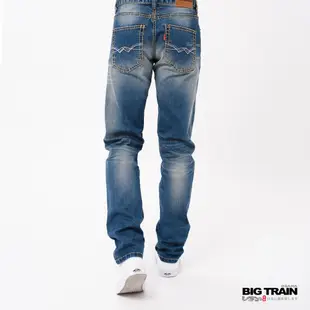 BIG TRAIN COOLMAX粗針復古刷色小直筒褲BM7253-76
