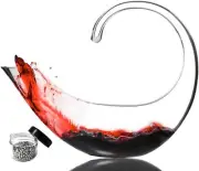 Le Sens Amazing Home Scorpion Wine Decanter 100% Hand Blown Crystal Glass wit...