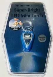 SHARPER IMAGE Super Bright LED Mini Torch Keychain Personalize Photo Water Res