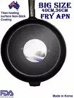 Big Size 36cm 40cm Fry Pan 28cm Saute pan Titanium Coating heavy Gastro Quality