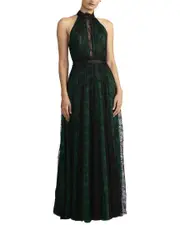 Zac Posen Lace Overlay Gown