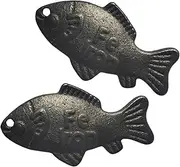 Lucky Iron Fish | Effective 2 Pieces Reusable Kitchen Accessories, Cast Iron Fish 2 Pieces Of Cast Iron Fish Cooking Accessories For Iron Cooking To Improve Nutritional Value | Reusable Cooking