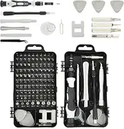 Precision screwdriver set, durable 122 in 1 magnetic screwdriver set, laptop repair tool set for maintenance and repair tasks on mobile phones, watches, tablets, PS4/Xbox, game consoles
