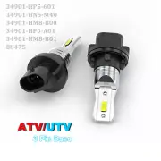 Pair LED Headlight Bulb Light for Honda ATV UTV Fits 34901-HP5-601 34901-HN5-M40