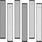 Aolso Diamond Sharpening Stone, Set of 6, Diamond Whetstone, Chef's Knife Sharpening Set, Knife Sharpener Stone, for Scissor Knife Tools Outdoor from Coarse to Extra Fine 120/240/600/1000/2000/3000#