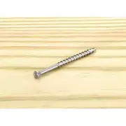 Starborn 5001465 No.8 x 3 in. Star Trim Head Stainless Steel Deck Screws Pac...