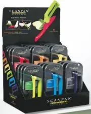 New SCANPAN Spectrum Soft Touch Knife/Shear Sharpener Assorted Colours, Genuine%