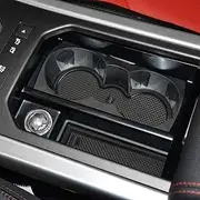 Auovo 8pcs Anti-dust Mats for Range Rover Evoque Accessories 2012-2018 Custom Fit Center Console,Car Cup Holder Inserts,Door Liners Interior for Land Rover (Black)