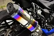 Beams Motor Company GT-CORSA Slip On Heat Titanium GSX-S750ABS G336-66-P6J