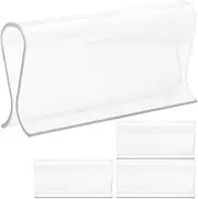 MINAOLULUS 4Pcs Window Shade Grips Roller Blind Fittings Easy to Use Pull Down Curtain Accessories for Home Office School and Hotel Transparent Design for Seamless Aesthetic