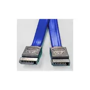 8WARE SATA 3.0 Data Cable 0.5m / 50cm Male to Male Straight 180 to 180 Degree 26AWG Blue CBAT-SATA3-180D