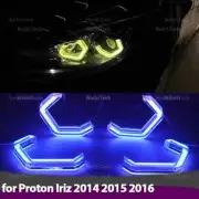 M4 style LED Angel Eyes Kit Ring RGB color APP control For Proton Iriz 2014-2016