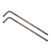T30 Tamper Proof Torx Star Key Bit Wrench, L-Shape 6.5" Long Arm, S2 Steel 2pcs