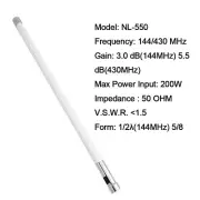 Dual Band Antenna 200W Antenna Reliable Communication Versatile Dual Band