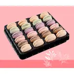 ◆黑潮水產◆ 法式繽紛六色馬卡龍(24入/盒) 馬卡龍禮盒 法式點心 甜點
