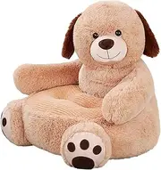 Folpus Children Baby Plush Cartoons Small Sofa Chair Premium Materials Stylish Birthday Gift Support Seat Measures 50x50x45cm Cuddling Chair, Dog