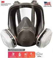 3M 7 IN 1 REUSABLE FULL FACE RESPIRATOR FACEPIECE GAS MASK PAINTING SPRAYING LRG