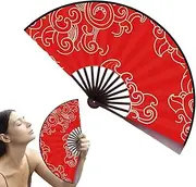 [Generic] Foldable Hand Fan,Retro Style Foldable Fan | Retro Style Chinese Performance Props for Wedding, Hot Weather Cooling Tools