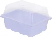 ibasenice 2 Sets Garden Sprouter Tray with Transparent Lid Cell Germination Trays for Flowers Vegetables and Micro for Healthy Plant Growth
