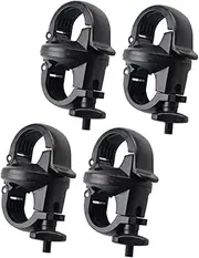 4Pcs Rotating Bike Flashlight Holder Cycling Light Stand Durable High Grade Lamp Bracket for Safe Night Riding Practical Bike Accessory