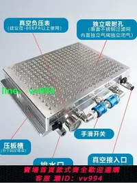 在飛比找樂天市場購物網優惠-中項真空吸盤工業CNC無密封條真空泵強力吸附多孔式銑床加工中