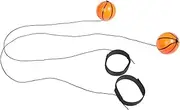 FUNNETOYU Wrist Ball Set 2pcs Bounce Back Ball for Basketball Training Hand Strengthener for Boys and Girls Adults