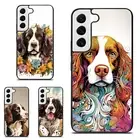 cartoon english springer spaniel For Samsung Galaxy Z Fold Flip 3 4 5 6 TPU Case