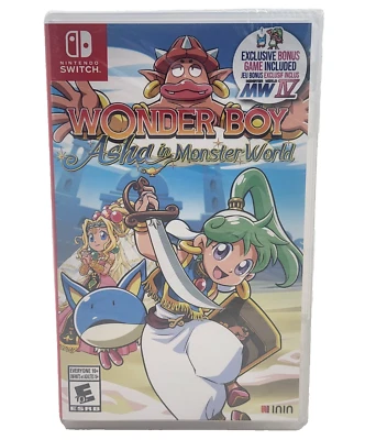 Wonder Boy - Asha in Monster World - Nintendo Switch - Brand New Sealed US Ver.