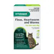 Aristopet Over 4kg Cat Flea&Worm Spot-on