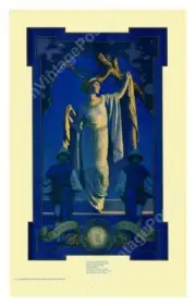 1919 Maxfield Parrish Edison Mazda vintage print ad NEW poster 18x24