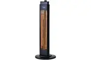 THERMOMATE Electric Heater Indoor or Outdoor, 1200W, 2 Radiant Heat Settings, Oscillating, Safety Tipping Shut Off