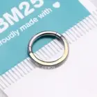 Implant Grade Titanium Iridescent Revo Lined Clicker Hoop Ring