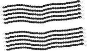 Abaodam 10Pcs Elastic Pants Leg Straps Durable Fastening Straps for Outdoor Activities Cycling Climbing and Boot Support Portable Multi Functional Ankle Straps