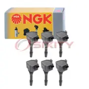 6 pc NGK Ignition Coils for 2018-2019 BMW X3 3.0L L6 Spark Plug Wire Boot ux