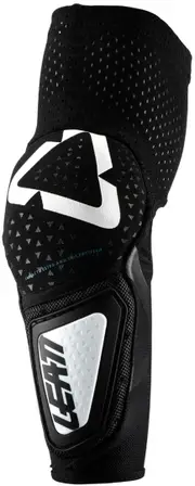 Leatt 3DF Hybrid Elbow Protectors, black-white, Size 2XL for Men Black White