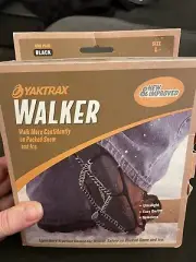 Yaktrax Walker Light Duty Traction Device Snow Ice Large 11.5-13.5 Black Casual