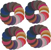 STOBOK 4sets Elbow Support Patches Washable Iron-on Clothing Patches Embroidery Appliques 24pcs*4