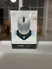 Alienware Wired/Wireless Gaming Mouse - AW610M - Lunar White