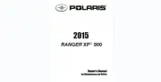 2015 Polaris Ranger XP 900 UTV Maintenance and Owner's manual (Reprint)
