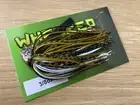 3/8oz WHACKED BRUSH HEAD JIG ~ BATTLE TOAD ~ Weedless (Bass / Yellowbelly)
