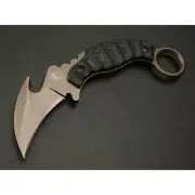 Fox Knives Karambit Fixed Straight Knife Blade Camping Fishing Hunting Tactical