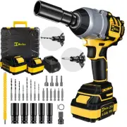 1/2 inch Cordless Impact Wrench,480Ft-lbs (650N.m) Brushless Power Impact Dri...