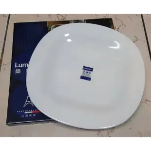 Luminarc 樂美雅餐盤27cm方盤 強化玻璃 強化餐盤 全新品