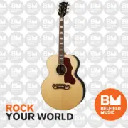 Gibson SJ-200 Studio Rosewood Acoustic Guitar Antique Natural w/ Pickup & Hardca