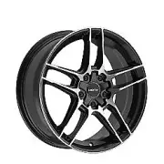 1 Motiv 16x7.5 5X100 / 5X4.50 +40 434MB Matic Gloss Black Machined Face Wheel Ri (for: Lexus)