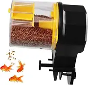 Automatic Fish Feeder 210 ＆ 100ML Fish Feeder Automatic Dispenser with Timer Fish 2AA Battery Operated Food Vacation Feeder Auto Fish Feeder, Fish Feeder Automatic Dispenser