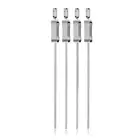 Stainless Steel Kabob Skewers for Grilling, 16-Inch Metal Skewers with1681