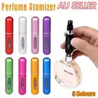 Travel Portable Mini Refillable Perfume Atomizer Bottle Scent Pump Spray 5ml AU