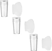 1 Set Manicure Tools Manicure Print Tools Fingernail Nail Stamping Head Nail Art Stencils Clear Nail Stamper Press Nails Transparent Stamper Nail Stamping Kit Trendy Silica Gel